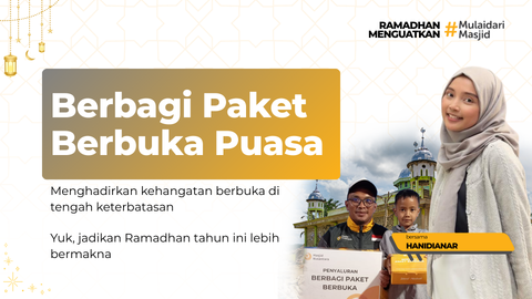 Berbagi Iftar Untuk Penyintas Bencana Sumatra Bersama Hanidianar