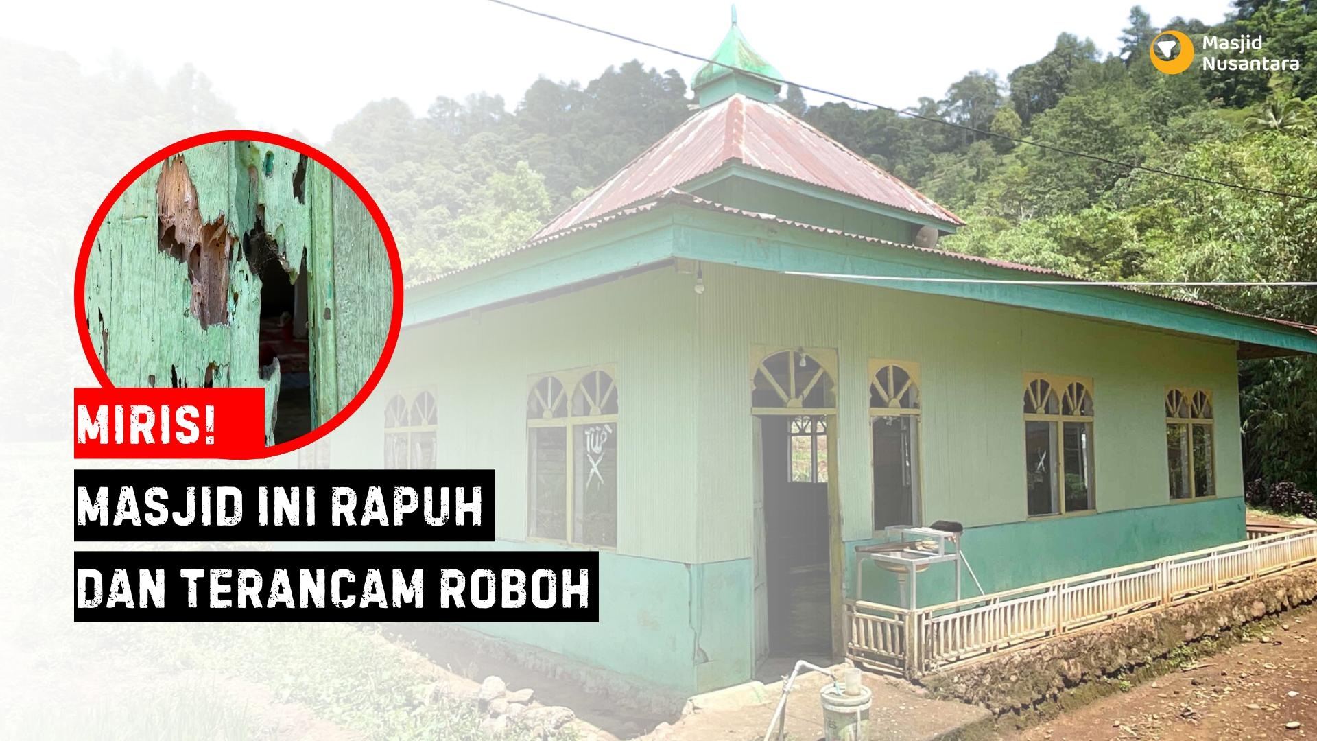 Bantu Perbaiki Masjid Quba di Kampung Lappara dengan Layak