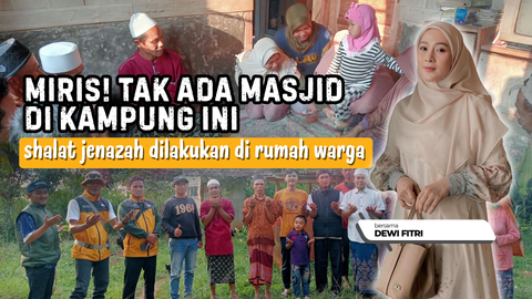 Bantu Kampung Saronge Bangun Masjid Pertama Bersama Kak Dewi