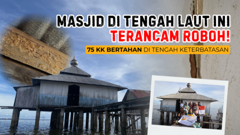 Bangun Kembali Masjid Kokoh di Atas Laut Wakatobi