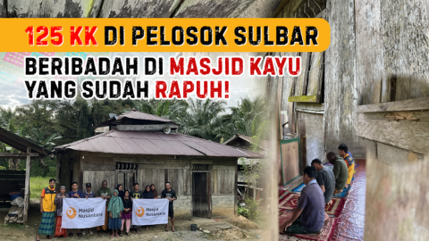 Selamatkan Masjid Al-Munawwarah di Sulawesi Barat