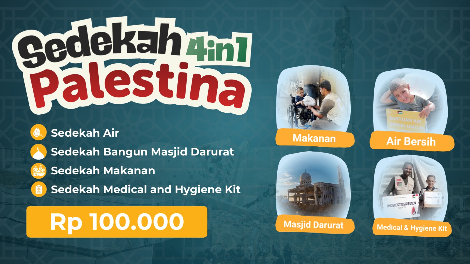 Sedekah 4 in 1: Satu Donasi, Empat Manfaat Kebaikan