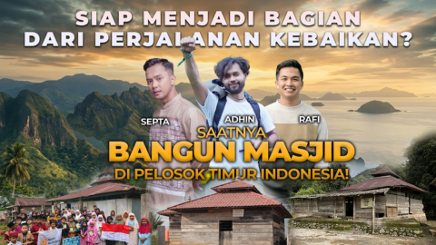Bangun 6 Masjid di Pelosok Timur Indonesia!