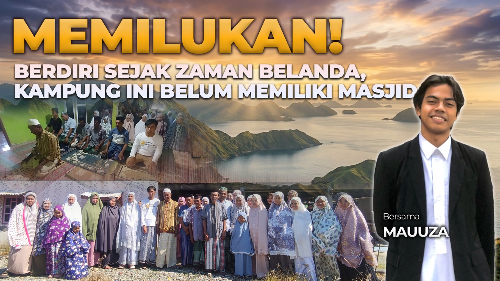 Bangun Masjid di Pelosok Sulawesi bersama Mauuza