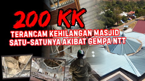 Bantu Perbaiki Masjid Nurul Jihad di Desa Aeramo